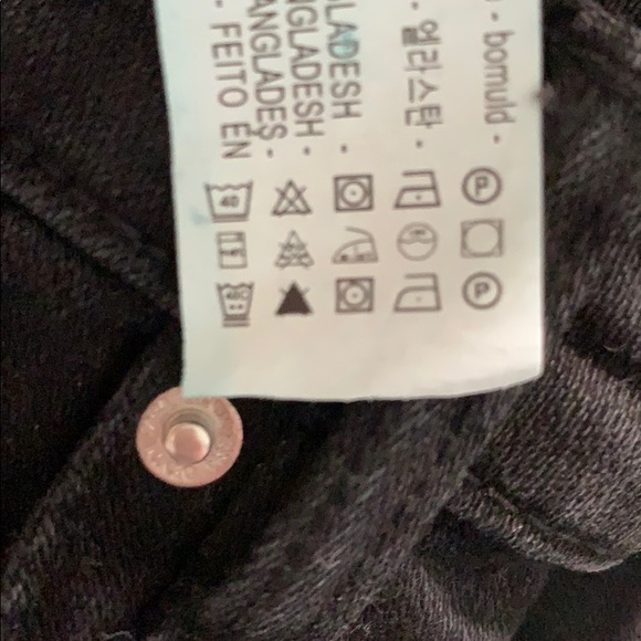 NWT. Zara Black Denim Mini A-line Skirt. Size XS. - Picture 7 of 7